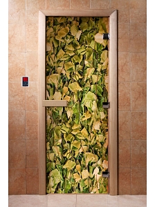 Дверь для сауны DoorWood (ДорВуд) фотопечать арт. 001, 1900х700