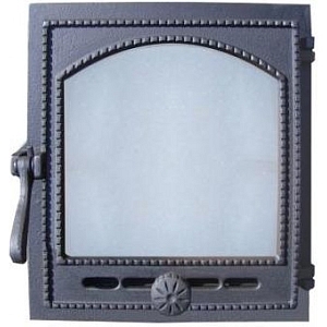 Дверка топочная Рубцовск ДТГ-8АС Онего (290х325) под стекло, герметичная